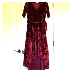 Ladies crushed velvet dress by Crazy Train